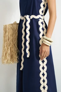 Vestido Alça Detalhes Crochê - Sly Wear