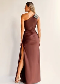 Vestido Um Ombro Laço - Unity Seven