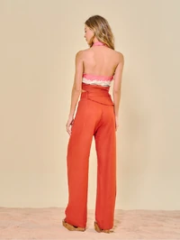 Calça Pantalona Linho - Open