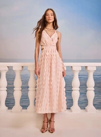 Vestido Midi Recortes - Skazi