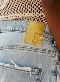Calça Jeans Feminina Baggy Basic Comfort - Open