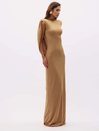 Vestido Gola Alta - Oasis