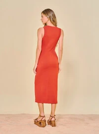 Vestido Midi Cut Out - Open