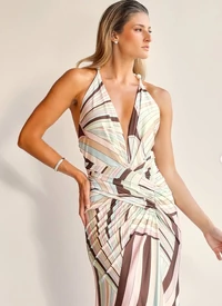 Vestido Recortes Bolas - Unity Seven