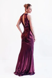 Vestido Longo Metalizado - Unity Seven