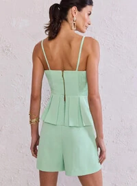 Conjunto Blusa E Short Detalhe Esfera - Tufi Duek
