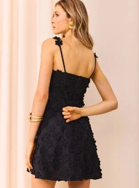 Vestido Curto Flores 3D - Skazi