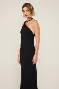 Vestido De Malha Com Detalhe Em Nó - Animale