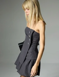 Vestido Risca de Giz Balone - Skazi