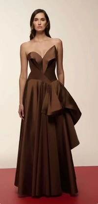 Vestido Camadas Lateral - Maracujá