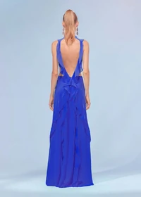 Vestido Gola Babados - Fleche D'or