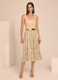 Top Cally Lurex II Tricot Feminino - Le Lis