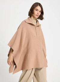 Poncho Modal Zíper - Le Lis