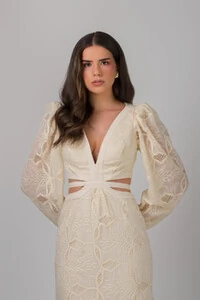 Vestido Patricia Manga - Fernanda Nabhan