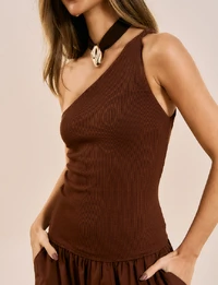 Vestido Um Ombro - Open