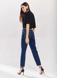 Calça Jeans Cenoura - Tufi Duek