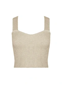 Top Cally Lurex II Tricot Feminino - Le Lis