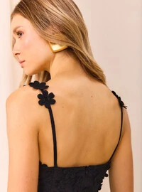 Vestido Curto Flores 3D - Skazi
