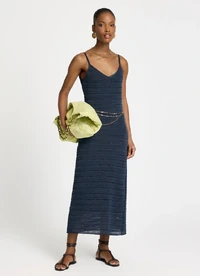 Vestido Midi Bebel II Tricot Feminino - Le Lis