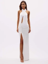 Vestido Franzido Amarração - Oasis