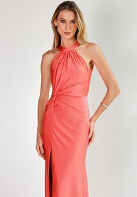 Vestido Gola Alta Franzido - Unity Seven