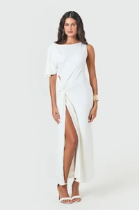 Vestido Uma Manga Torção - Sly Wear