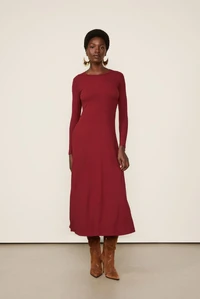 Vestido Decote Canoa - Animale