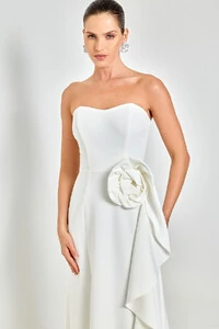 Vestido Longo Pétala - Ave Rara