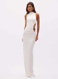 Vestido Recorte Cintura Metal - Oasis