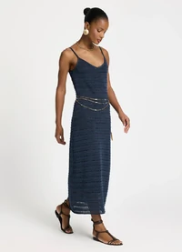 Vestido Midi Bebel II Tricot Feminino - Le Lis