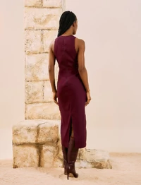 Vestido Decote Metal - Open