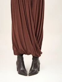 Vestido Corpo Alongado Balonê - Open