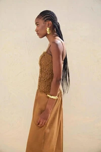 Vestido Guipure Exclusivo Cinto - Skunk