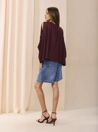 Shorts Jeans Clochard Cós Duplo - Skazi