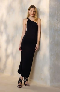 Vestido De Malha Com Detalhe Em Nó - Animale