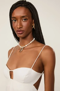 Vestido Recortes Alcinha - Animale