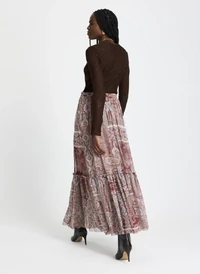 Saia Longa Paisley - Lelis