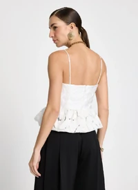 Cropped Aline Peplum - Le Lis