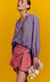 Shorts Saia Listrado - Animale