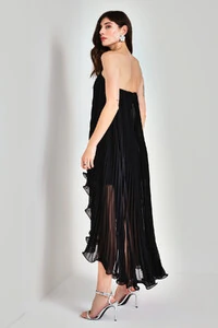 Vestido Plissado Mullet - Ave Rara