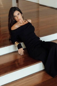 Vestido Ombro a Ombro Glam - Skunk