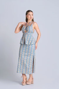 Vestido Frente Única Argola - Fernanda Nabhan