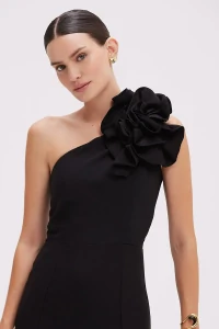 Vestido Longo Crepe Frames - PatBO