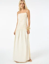 Vestido Corpo Alongado Textura - Tufi Duek