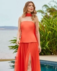 Vestido Busto Alfaiataria - Korecom