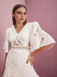Vestido Midi Babados - Skazi