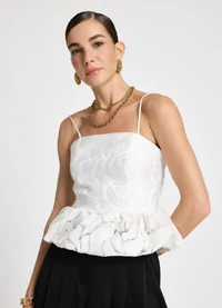 Cropped Aline Peplum - Le Lis