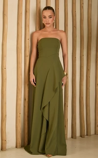 Vestido Babado Lateral - Amicci