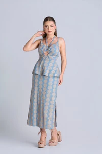 Vestido Frente Única Argola - Fernanda Nabhan