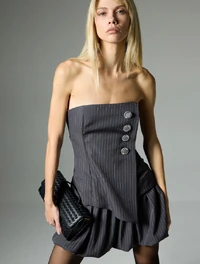 Vestido Risca de Giz Balone - Skazi